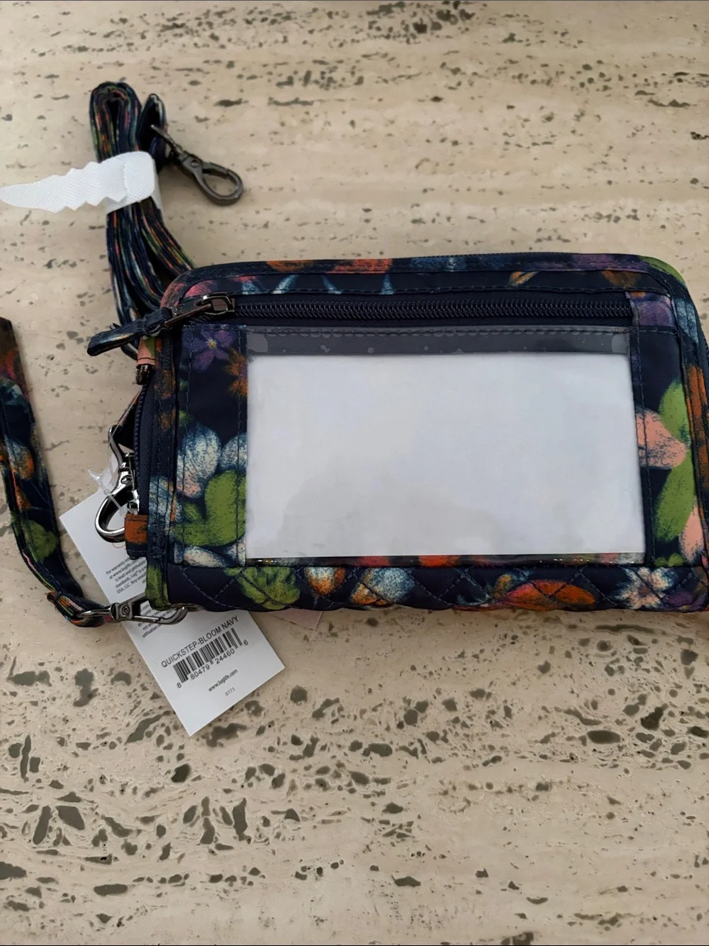 Lug Quickstep Convertible Wallet in Bloom Navy